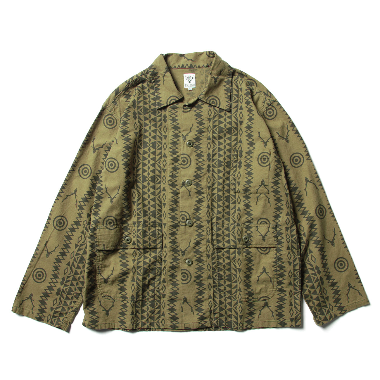 Hunting Shirt - Flannel Pt. - Skull & Target