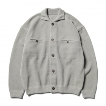 crepuscule / クレプスキュール | moss stitch blouson - L.Gray