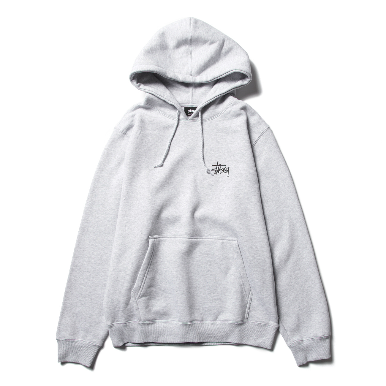 Basic Stussy Hood - Ash Heather