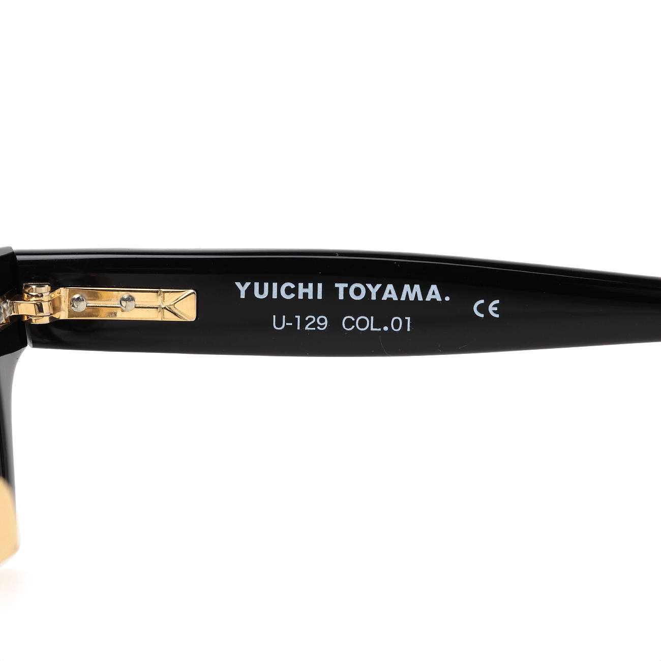 n*i様 美品 YUICHI TOYAMA. U-151 Black/Gold 都会的なオシャレさをラフな空気感で表現できるサーモント！YUICHI