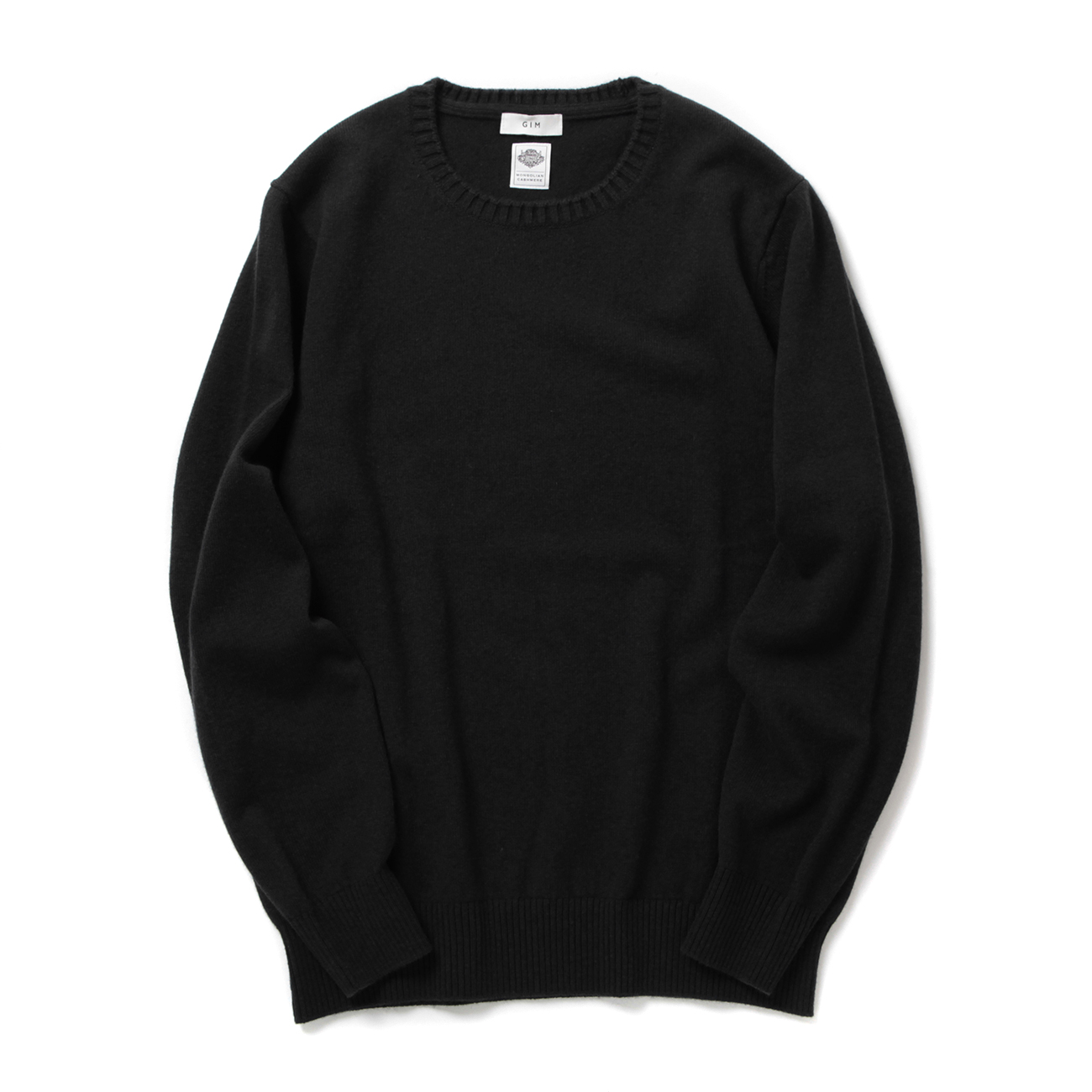 10G Cashmere Crew Neck - Black