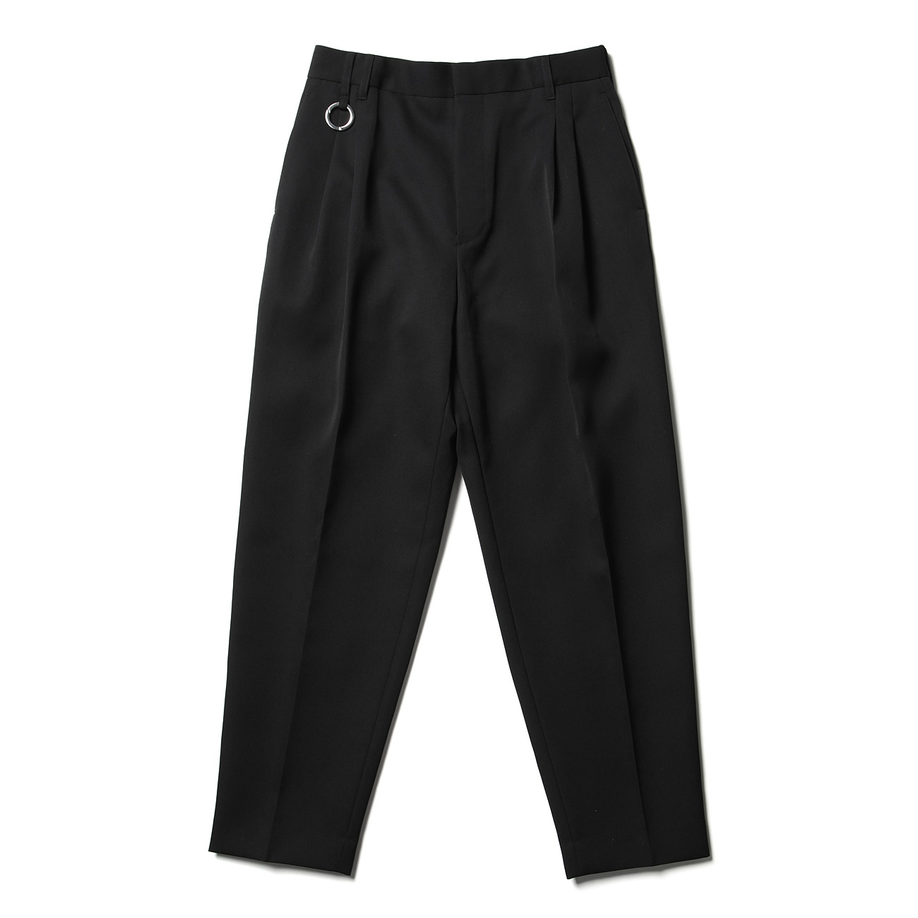 MARC / Tuck Tapered Pants - Black