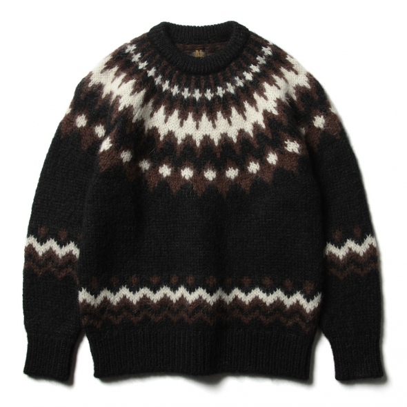 トップス BATONER 2021AW MOHAIR NORDIC CREW NECK Mohair Nordic Crew Neck – WORDS SOUNDS COLORS & SHAPES