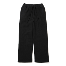 YOKE / ヨーク | WOOL FREECE LOUNGE PANTS - Black