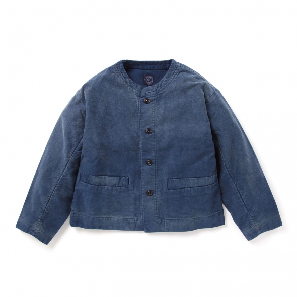 Porter Classic / ポータークラシック | MOLESKIN NO-COLLAR JACKET