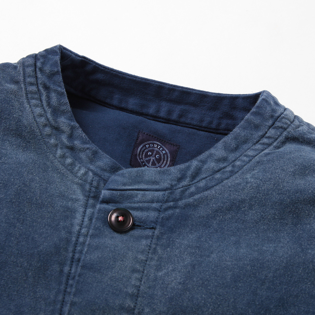 Porter Classic / ポータークラシック | MOLESKIN NO-COLLAR JACKET