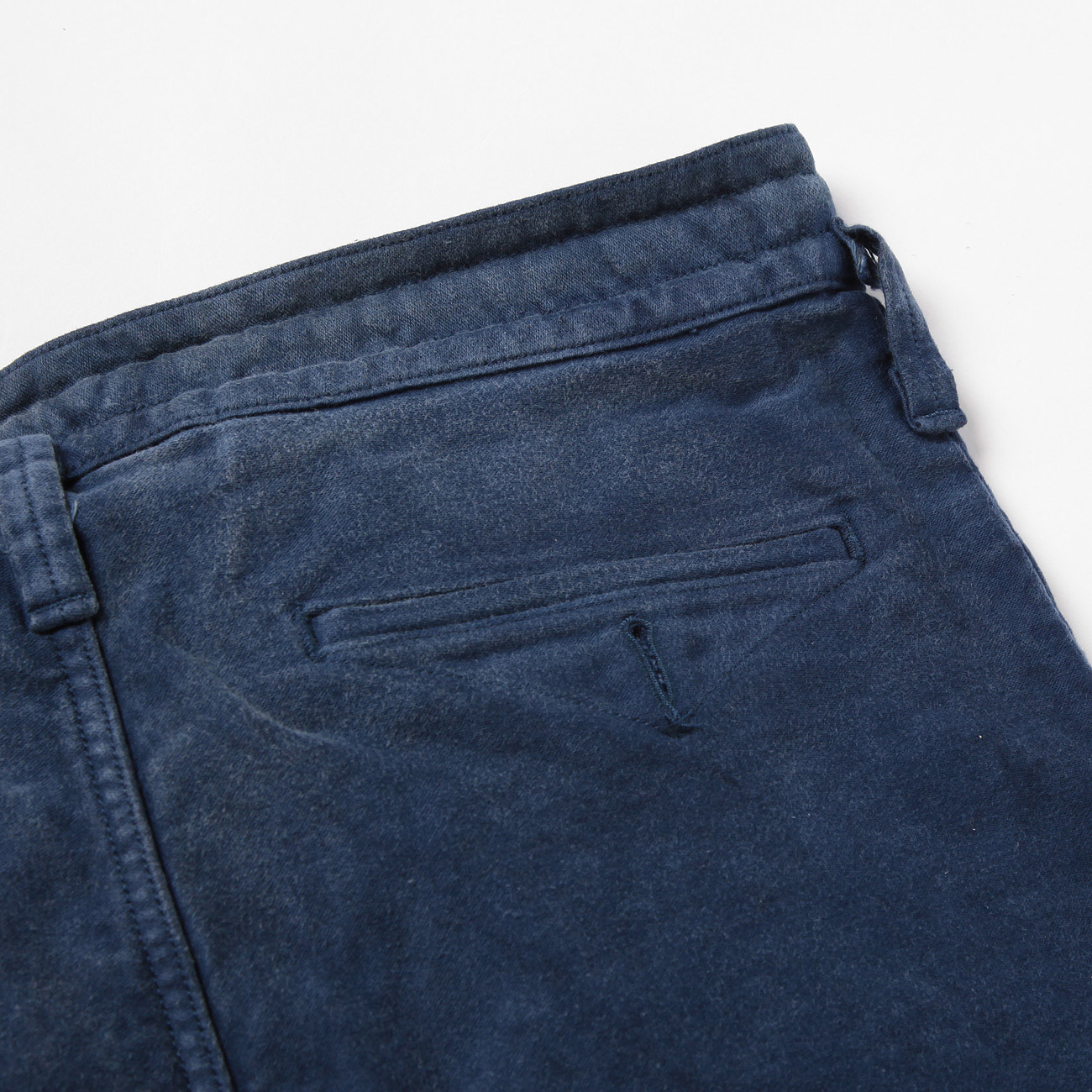 Porter Classic / ポータークラシック | MOLESKIN PANTS - Blue | 通販
