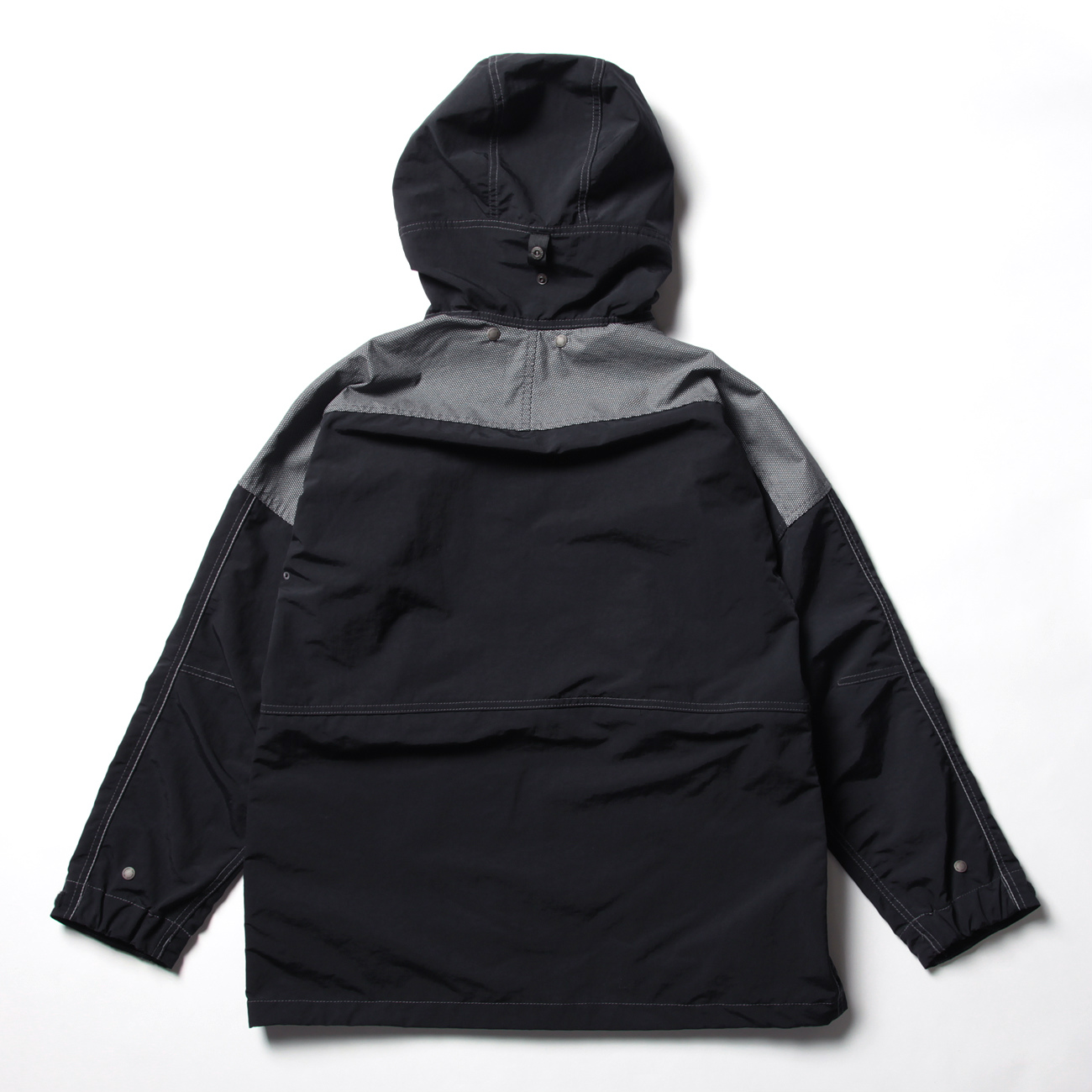 taslan nylon jacket - Black