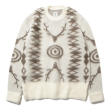 South2 West8 / サウスツーウエストエイト | Loose Fit Sweater - S2W8 Native - Off White