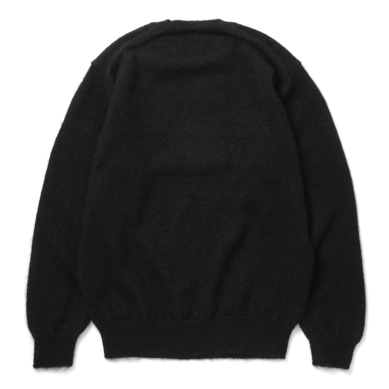 PURE MOHAIR100% CREW NECK (メンズ) - Black