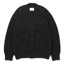 stein / シュタイン | ST.693 EX FINE LAMBS KNIT CARDIGAN - Black