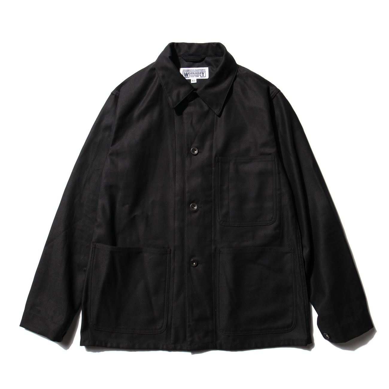 ジャケット・アウター EG Workaday Utility Jk-Reversed Sateen M Engineered Garments Workaday Utility Jacket Olive Cotton