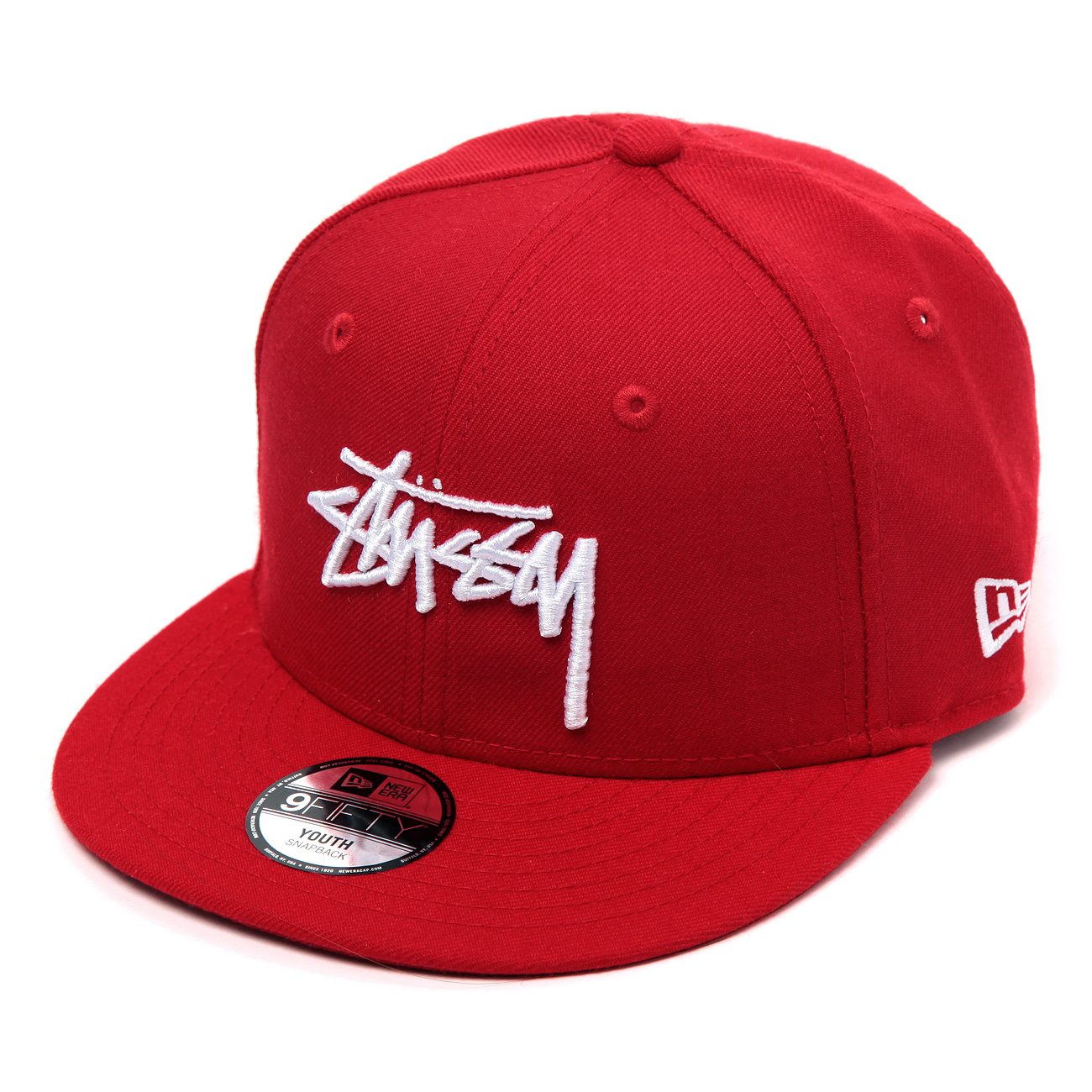 Kids Stock New Era Ball Cap - Red