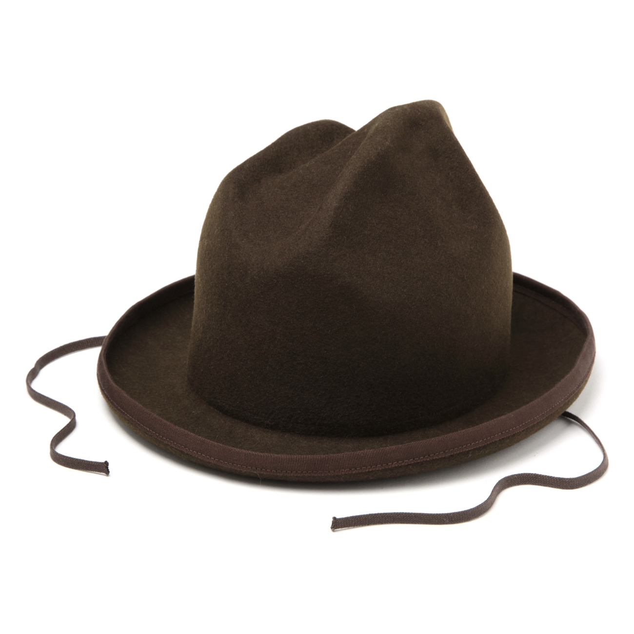 Homburg Hat - Brown