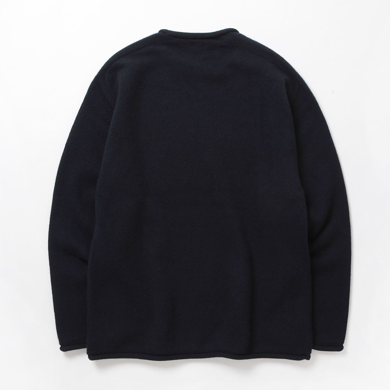 BATONER / バトナー | SUPREME LAMB ROLL NECK (メンズ) - Navy | 通販