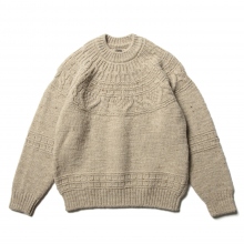 BATONER（バトナー）| SPREAD ARAN CREW NECK BATONER】 SPREAD ARAN CREW NECK – ONENESS ONLINE STORE