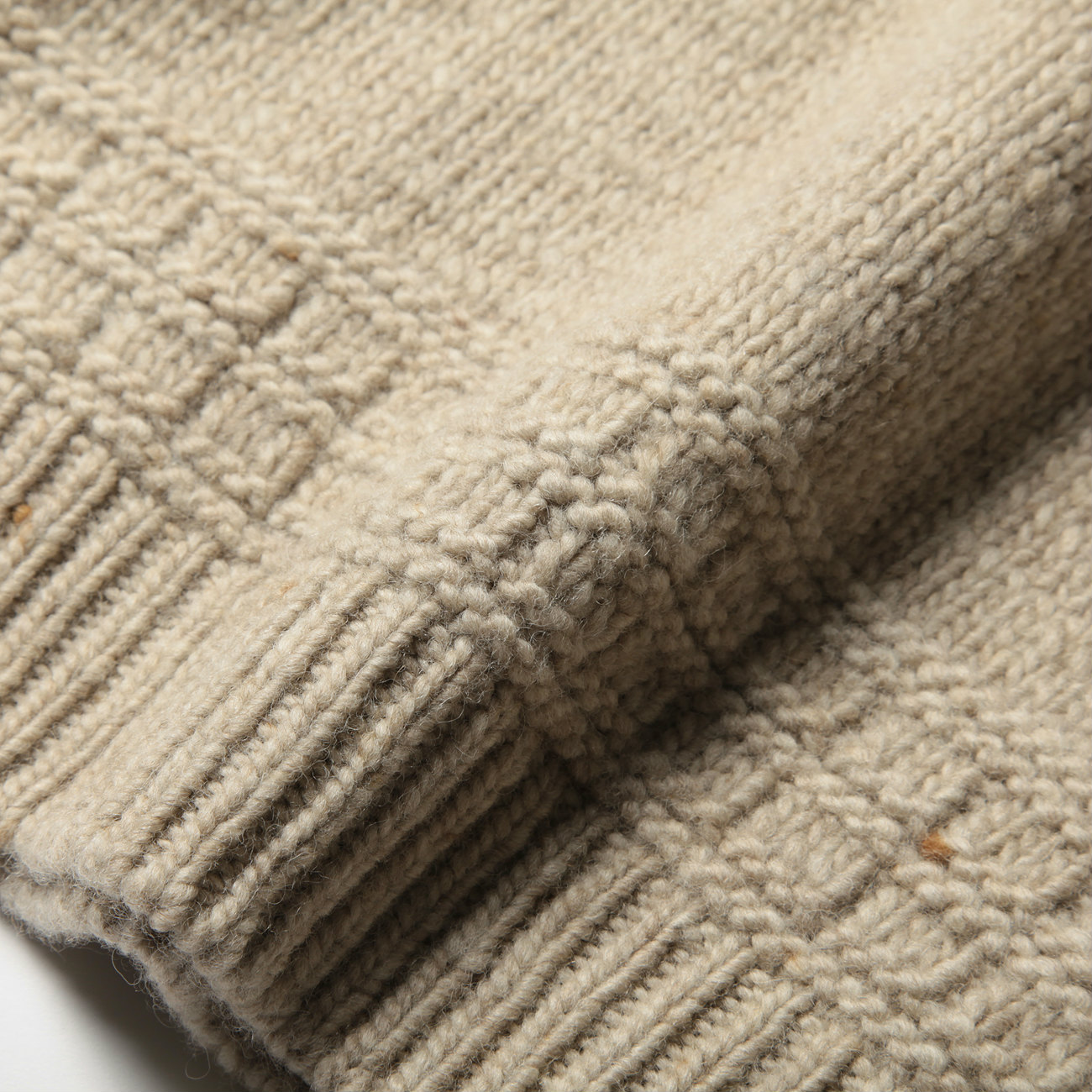 BATONER / バトナー | SPREAD ALAN CREW NECK (メンズ) - Beige | 通販 