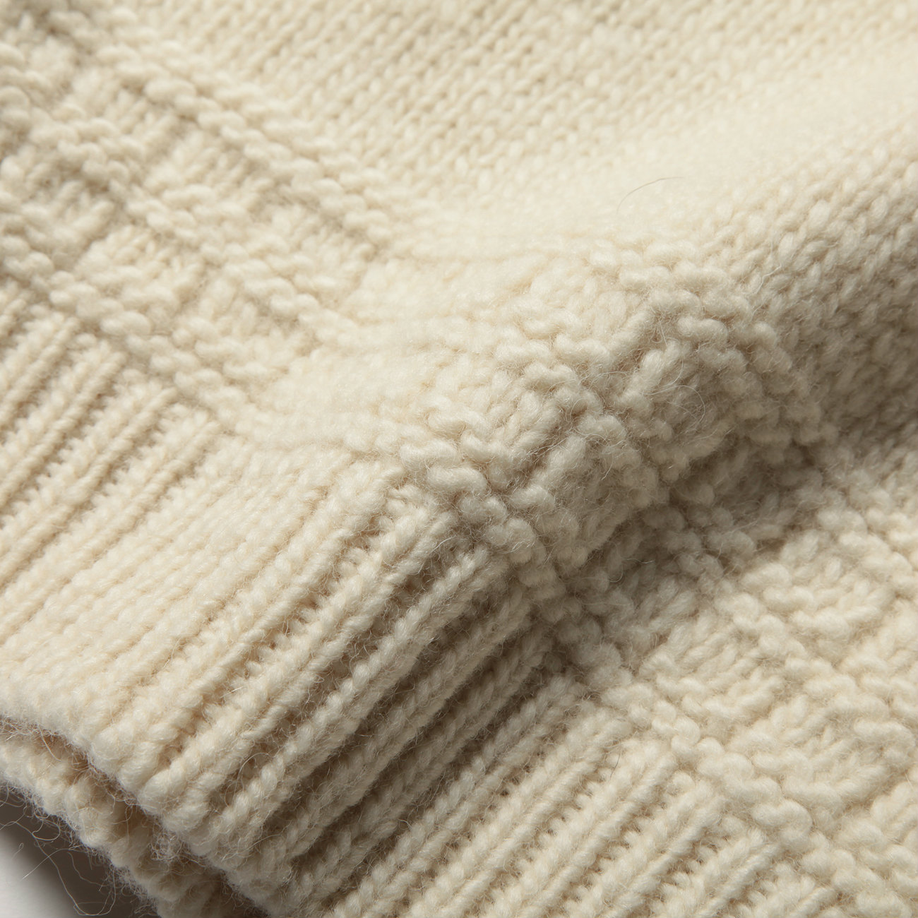 BATONER / バトナー | SPREAD ALAN CREW NECK (メンズ) - Ivory | 通販