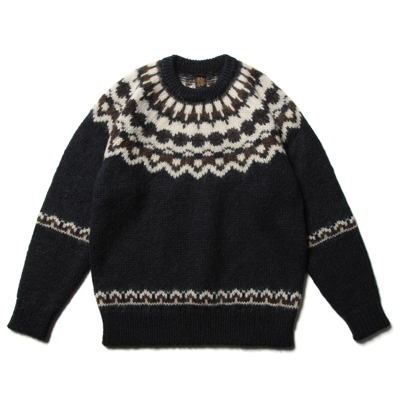 トップス BATONER 2021AW MOHAIR NORDIC CREW NECK BATONER(バトナ―)/ MOHAIR NORDIC CREW NECK