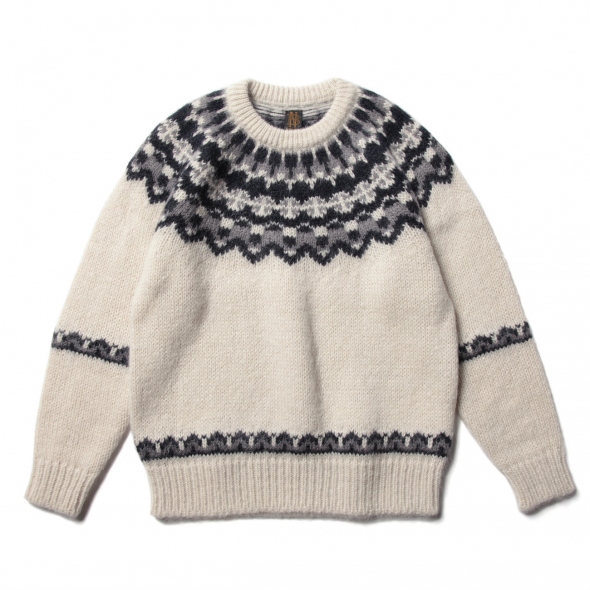 BATONER バトナー　NORDIC CREW NECK KNIT　サイズ1 11061131_6185e91de325d.jpg