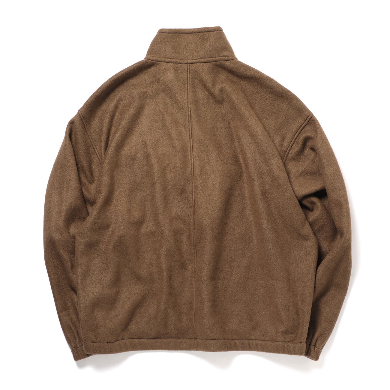 AURALEE / オーラリー | PURE SILK COMFORT FLEECE HALF ZIP P/O