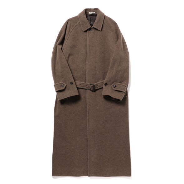 AURALEE / オーラリー | SUPER FINE WOOL MOSSER SOUTIEN COLLAR COAT