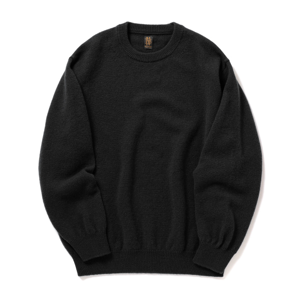 BATONER / バトナー | BLUEFACE CREW NECK (メンズ) - Black | 通販