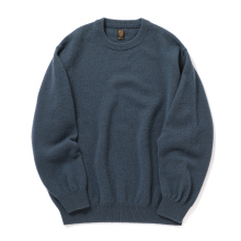 BATONER / バトナー | BLUEFACE CREW NECK (メンズ) - Gray Blue