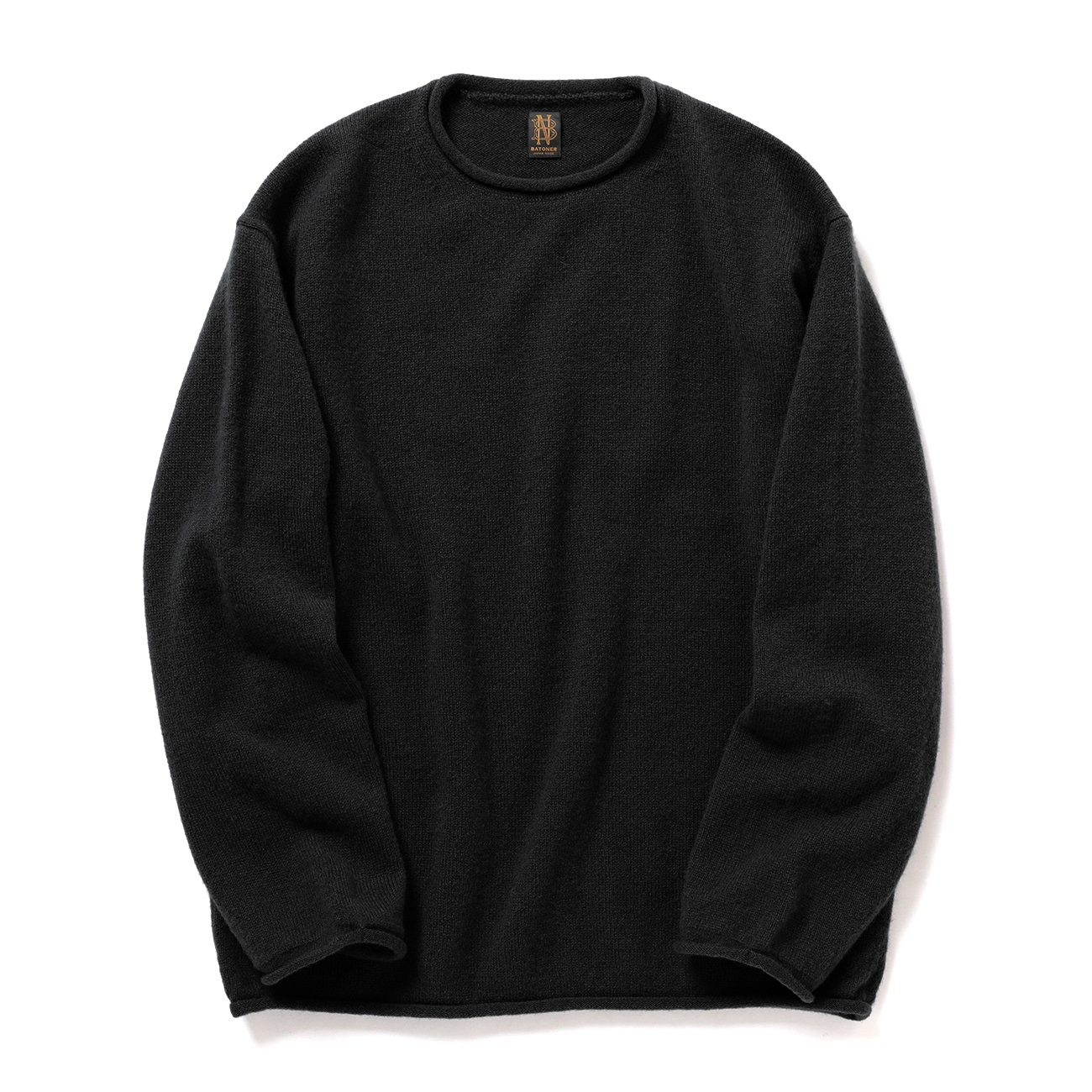 BATONER / バトナー | BLUEFACE ROLL NECK (メンズ) - Black | 通販