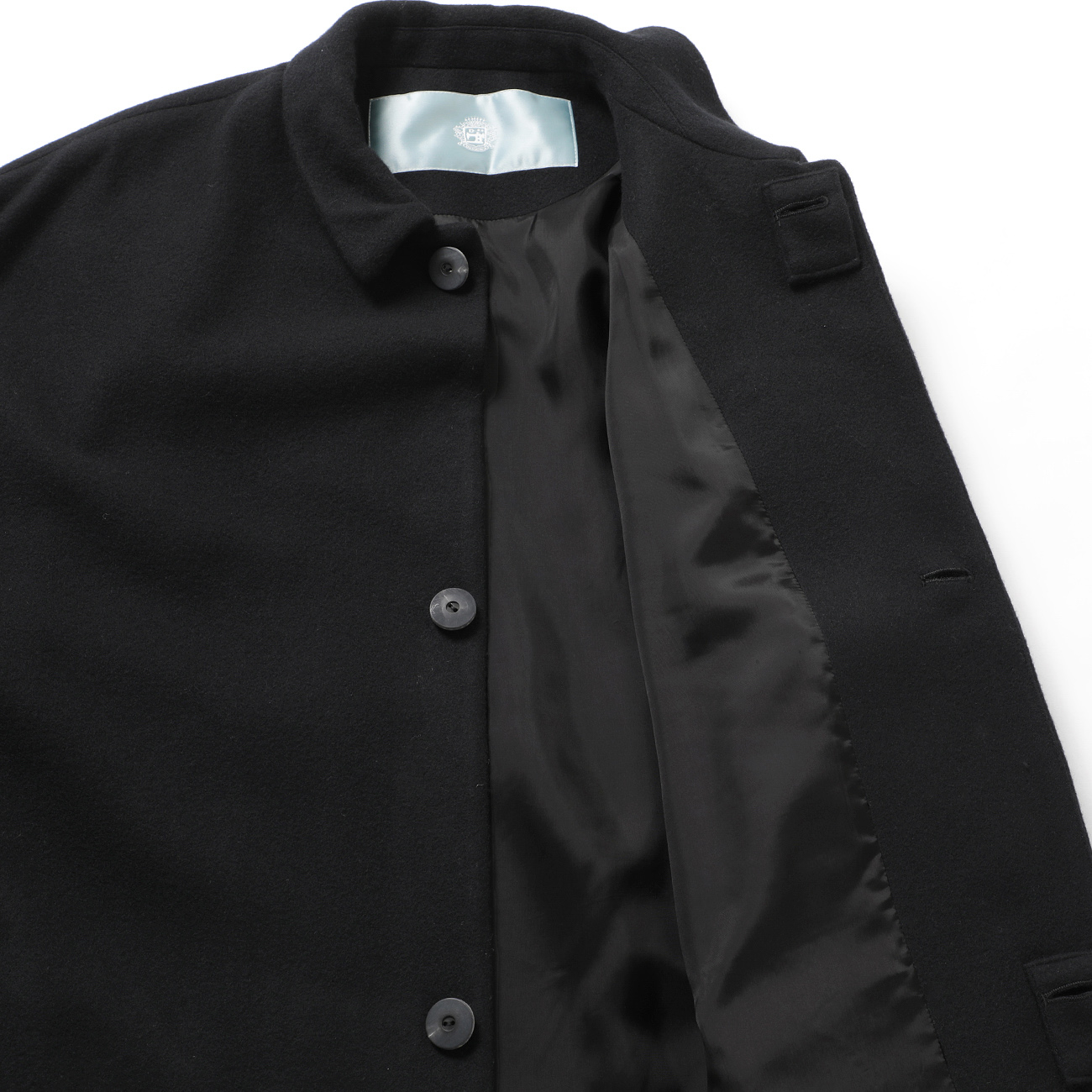 Dulcamara / ドゥルカマラ | メルトンBigハーフコート - Black | 通販