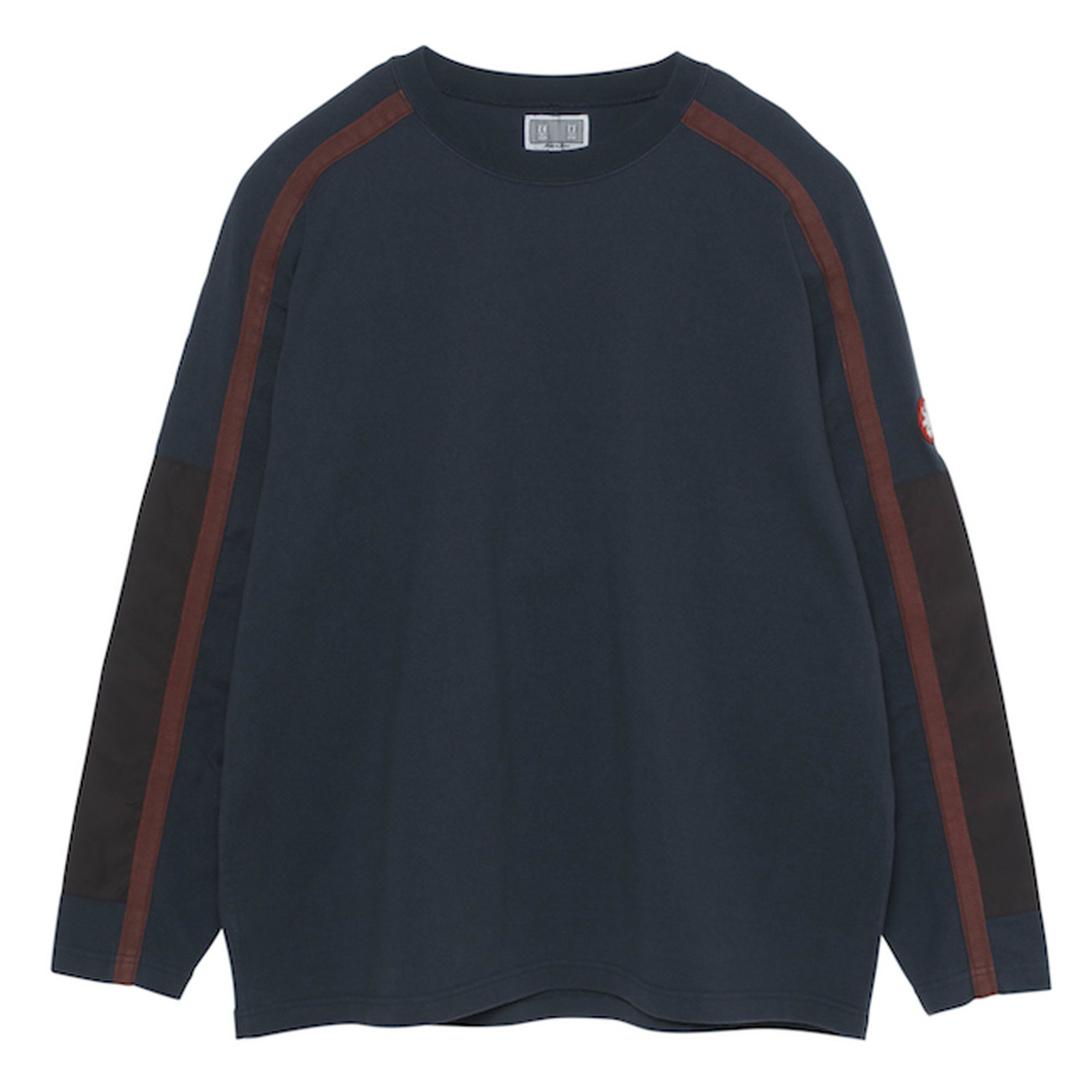 TAPED HEAVY LONG SLEEVE T - Charcoal