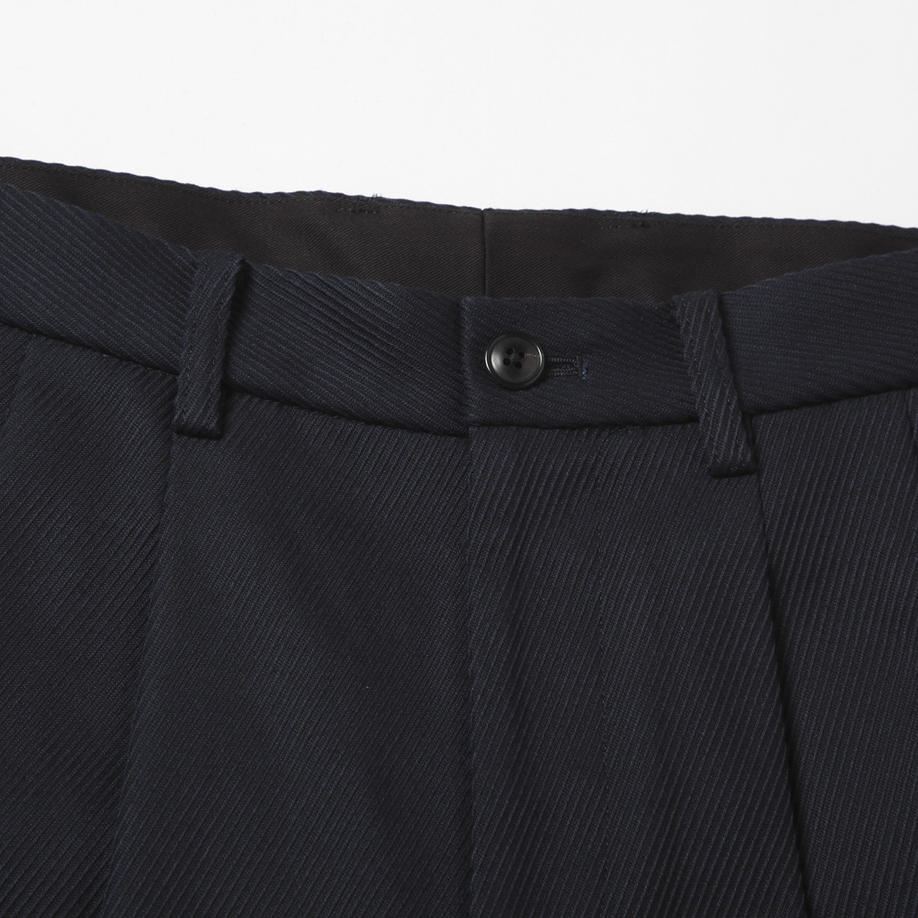 URU / ウル | COTTON KERSEY - 2 TUCK PANTS - D.Navy | 通販 - 正規