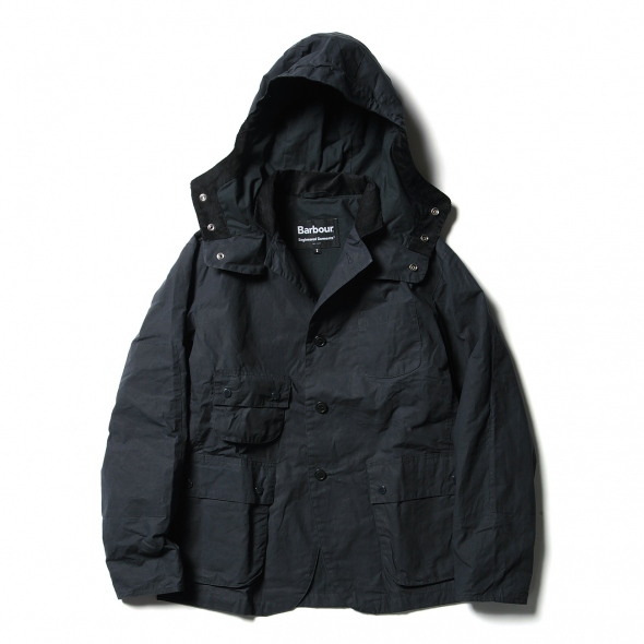 エンジニアードガーメンツ　barbour upland wax S Engineered Garments Upland Waxed Jacket Olive Wax - Made in United