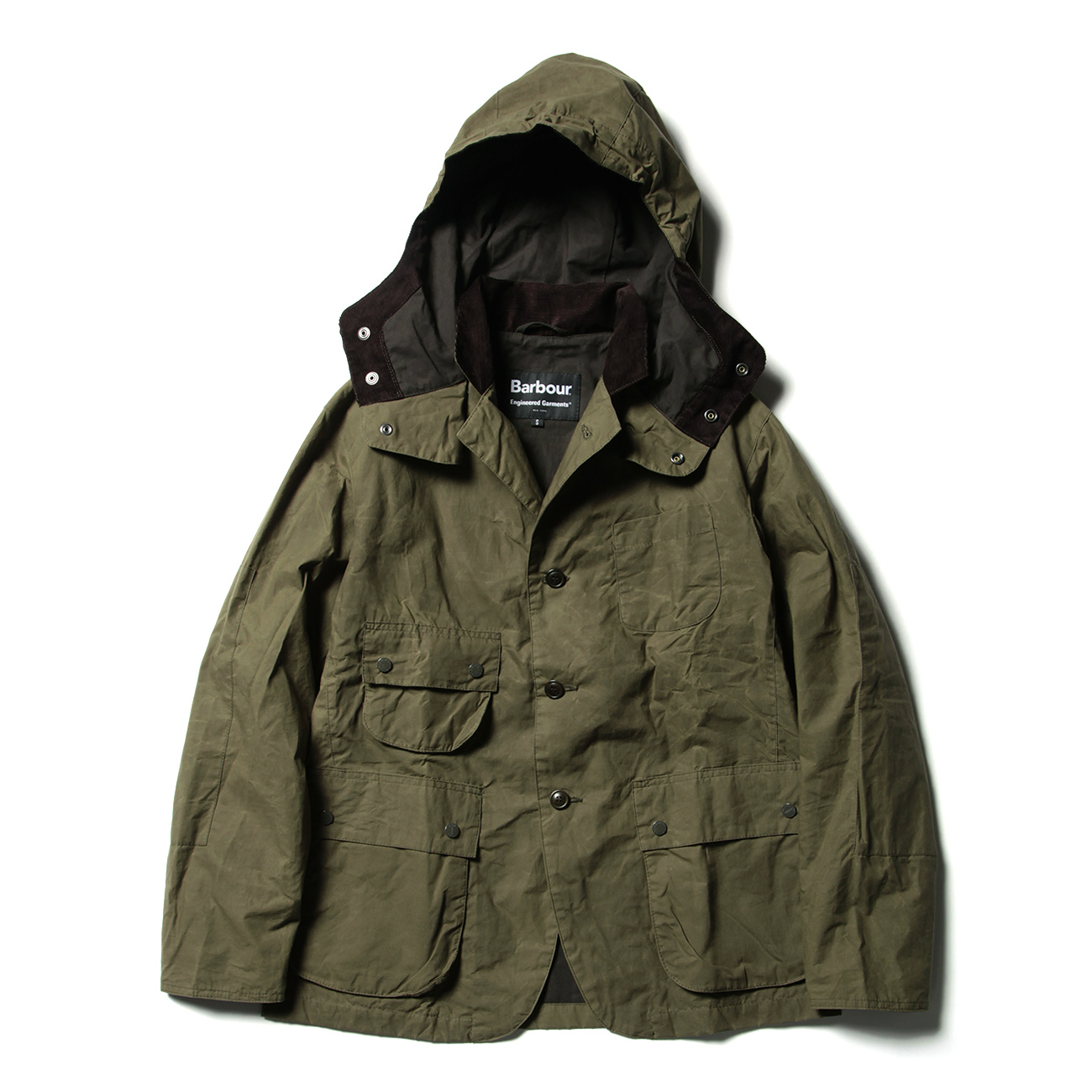 新品　エンジニアードガーメンツ　x バブアー　Upland Wax s