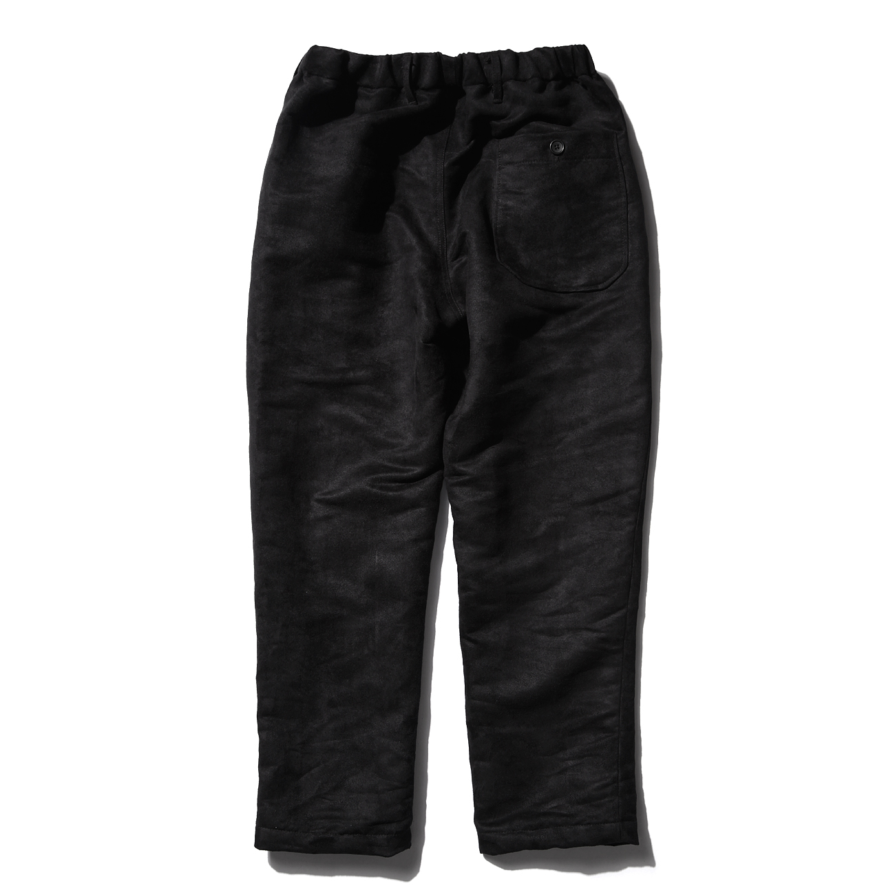 RANDT - Studio Pants - Polyester Faux Suede - Black
