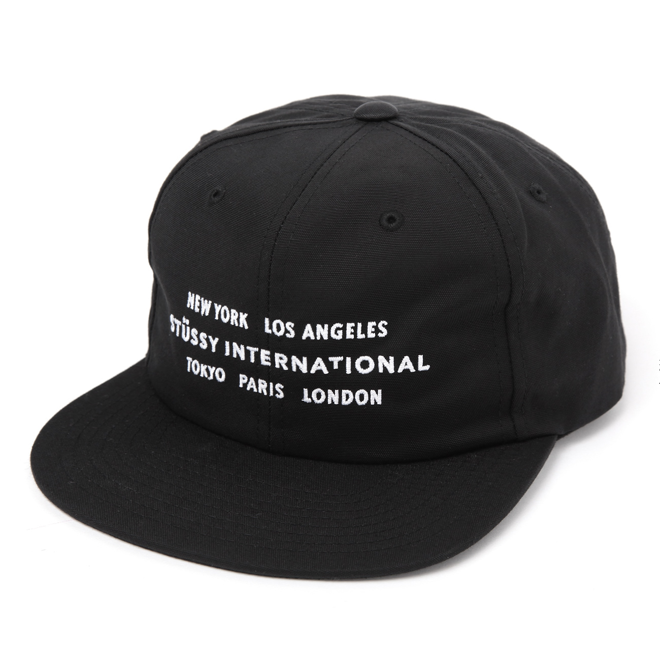 コブラ　新品 stussy tokyo chapter cap Black Baseball cap with Sleeve Stussy