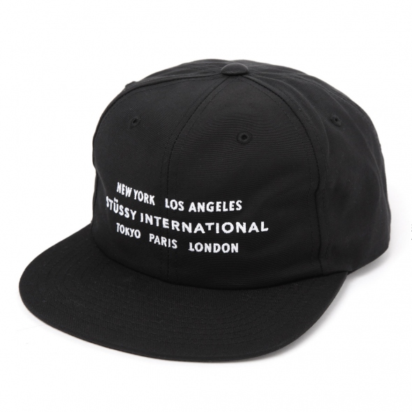 Stussy Intl Cap - Black