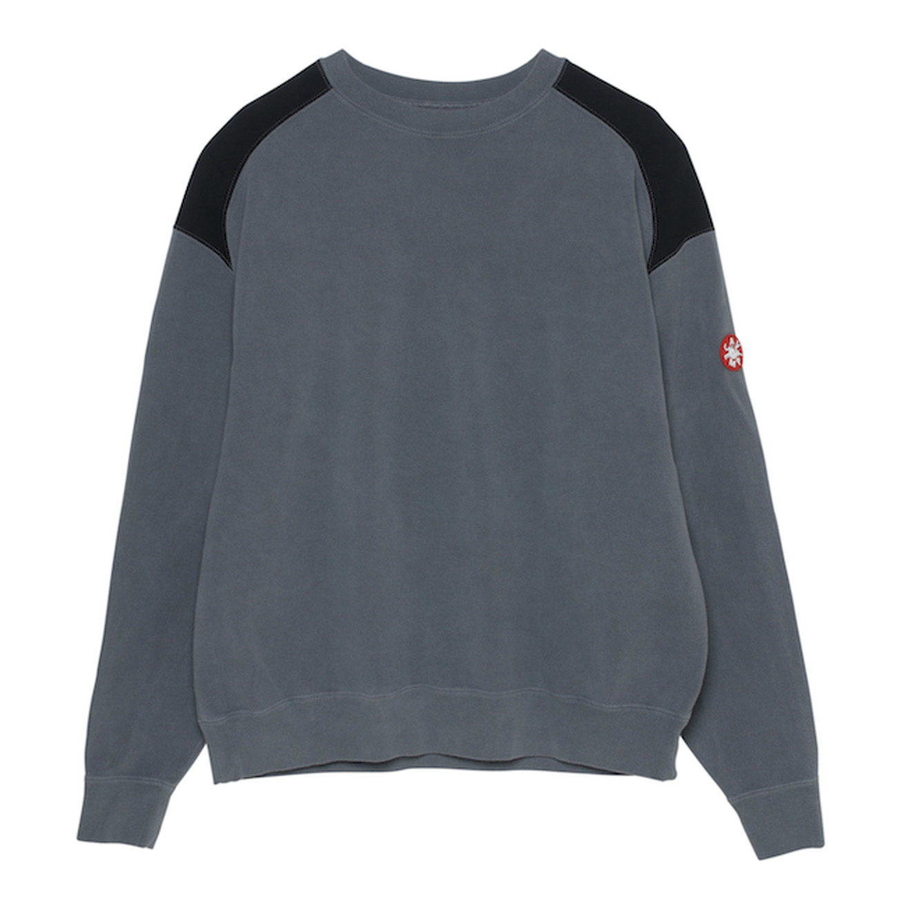 C.E / シーイー | PANEL SHOULDER LIGHT CREW NECK - Charcoal | 通販