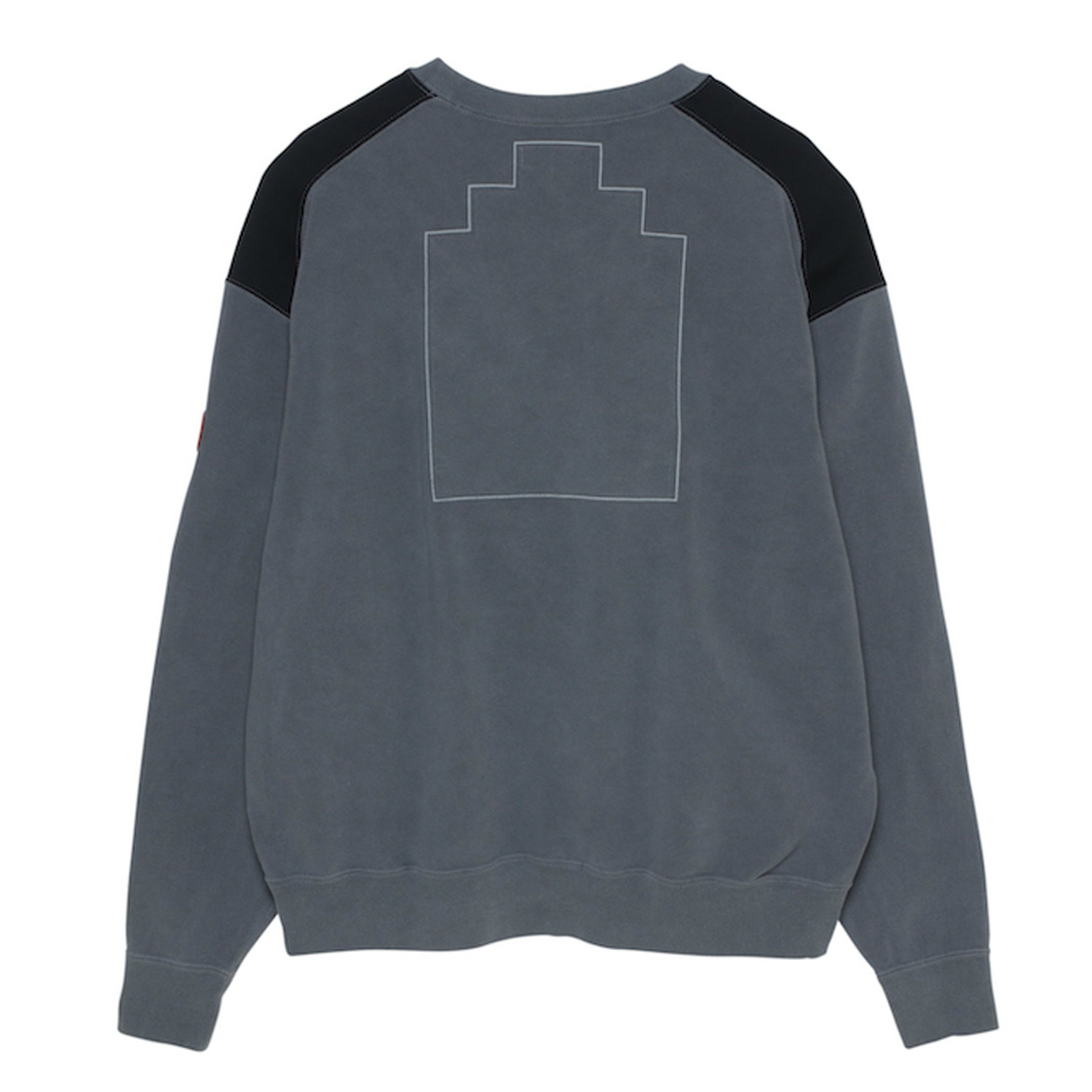 C.E / シーイー | PANEL SHOULDER LIGHT CREW NECK - Charcoal | 通販