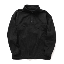 CURLY / カーリー | SWEATER FLEECE ANORAK - Mix Black