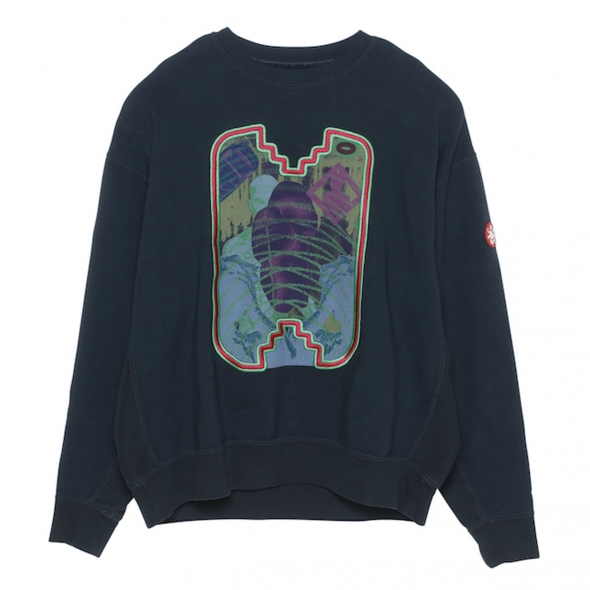 【18％OFF】 CREW FRAME EMB OVERDYE | シーイー / C.E NECK 通販 | Black - トップス