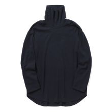 CURLY / カーリー | PREMIEREWARM L/S TEE (turtle-neck) - Navy