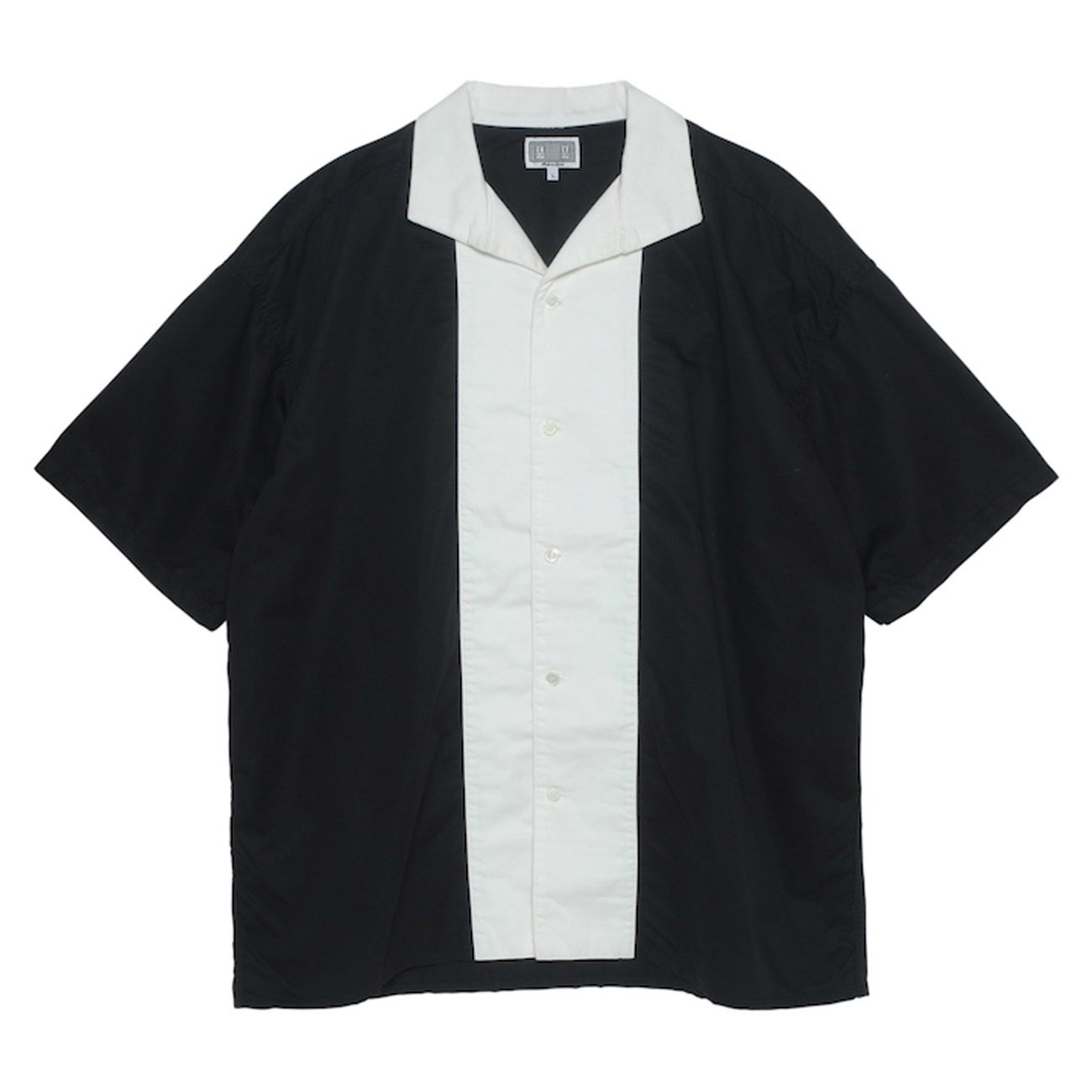 C.E / シーイー | OFF CENTER SHORT SLEEVE SHIRT - Black | 通販