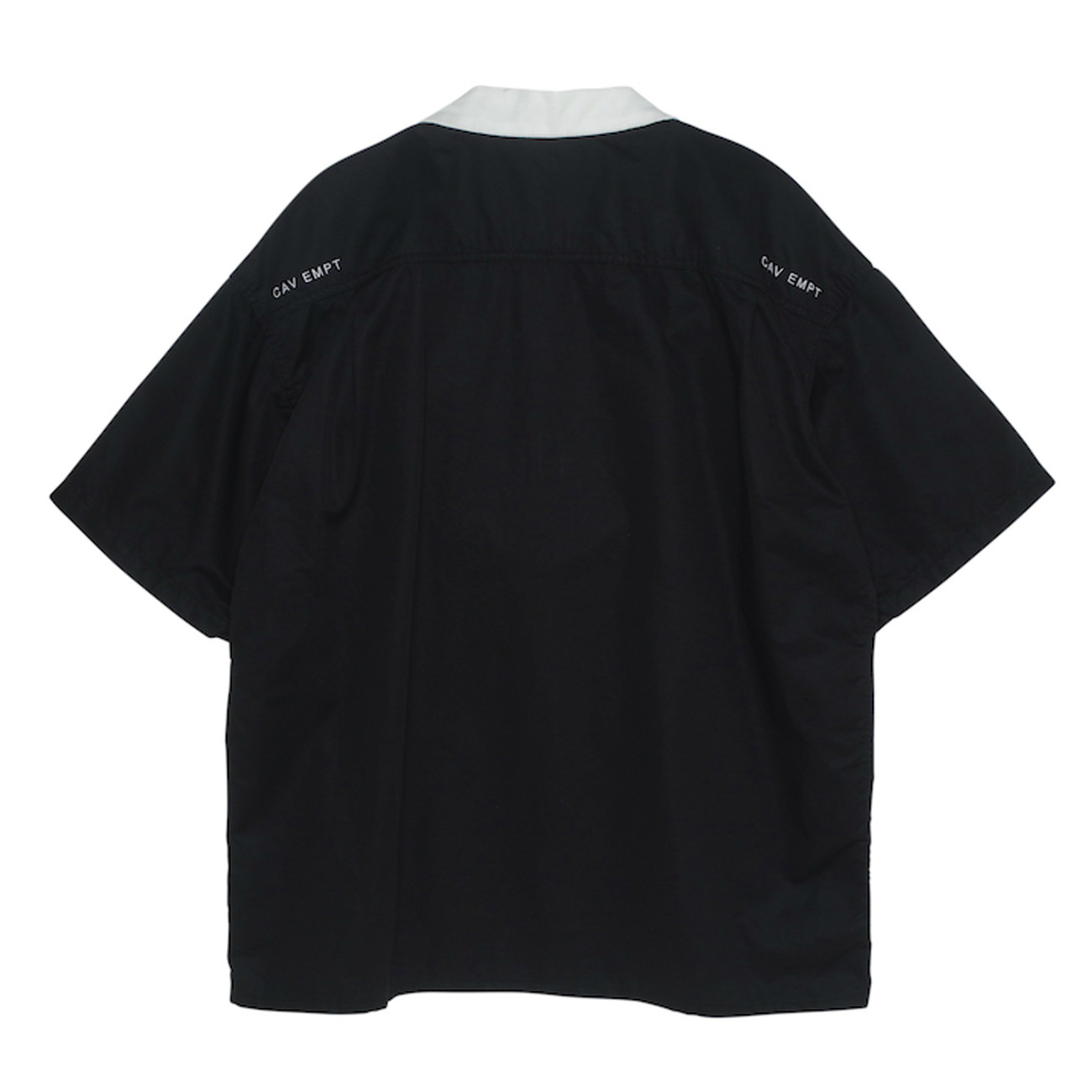 C.E / シーイー | OFF CENTER SHORT SLEEVE SHIRT - Black