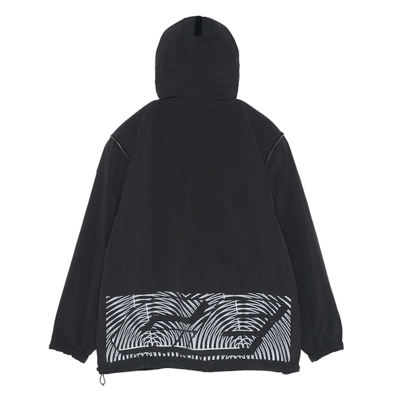 C.E / シーイー | CONCEAL SLEEVE PULLOVER JACKET - Charcoal | 通販