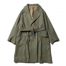 ジャケット・アウター URU 19AW WOOL CHECK BELTED COAT 11121840_5dca7dfeec671.jpg