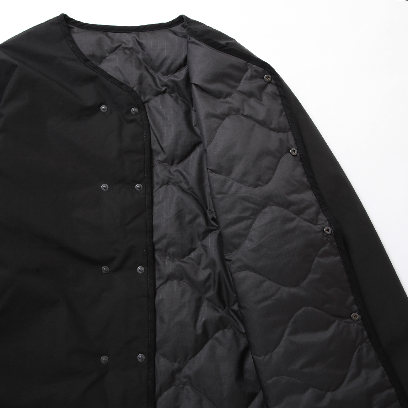 nanamica / ナナミカ | Reversible Down Cardigan - Black | 通販