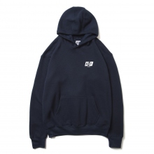 AiE / エーアイイー | Printed Hoody - AiE NY - Navy