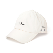 A.P.C. GOLF / アーペーセー ゴルフ | Lea Ball Cap & Tee - Ivory