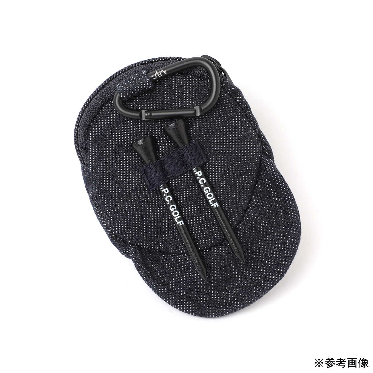 A.P.C. GOLF / アーペーセー ゴルフ | Jean Ball Pouch - Black | 通販